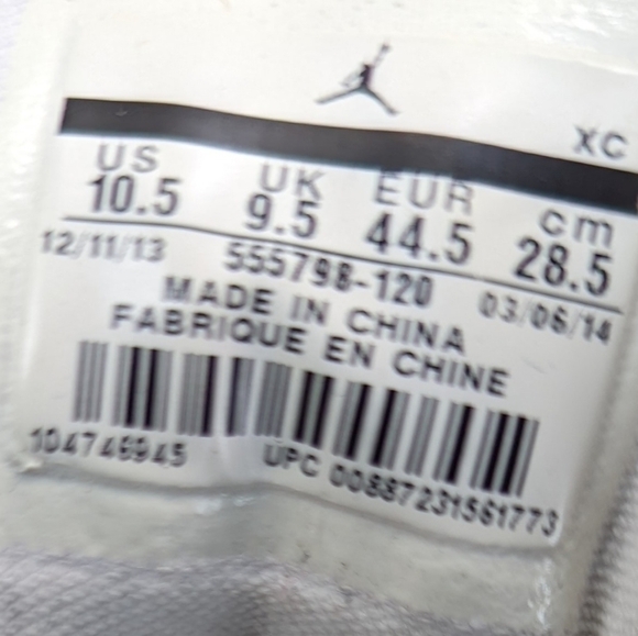 Nike Air Jordan 1 Flight 2 Hi Top White 555798-120 Size 10.5 A22pm main image 7